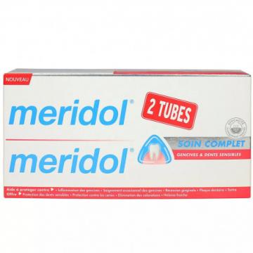 MERIDOL - Dentifrice Soin Complet gencives et dents sensibles 2x75ml