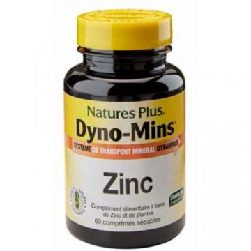 NATURESPLUS - DYNO-MINS - Zinc 60 comprimés