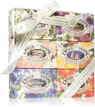 DOLCE VIVERE - Coffret de 6 savons 6 x 150g