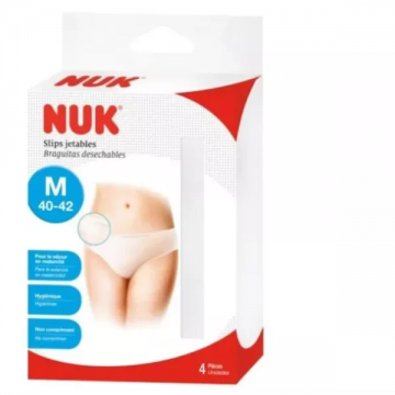NUK - Slips Jetables taille M 40-42 4 pi&egrave;ces