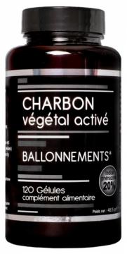 NUTRIVIE - CHARBON VÉGÉTAL ACTIVÉ - Ballonnements 120 gélules