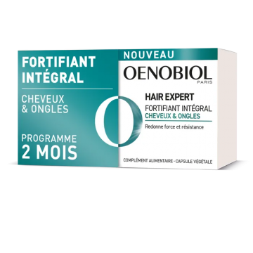 OENOBIOL - Hair Expert - Fortifiant Intégral Cheveux & Ongles Programme 2 mois 2x60 capsules