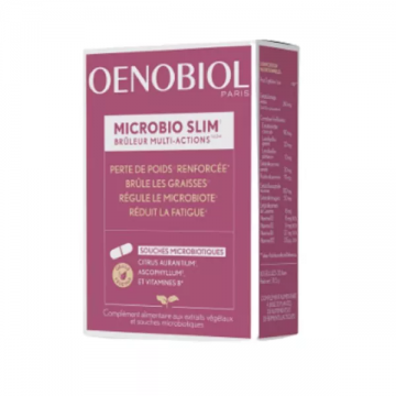 OENOBIOL - Microbio Slim - Brûleur Multi-Actions 60 gélules