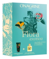 ONAGRINE - Coffret Flora Exotica - Crème de Douche 200 ml + Huile Régénérante 55 ml
