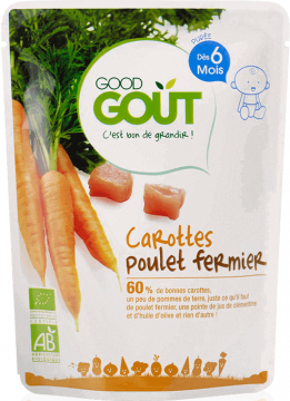 GOOD GOUT - PLAT carotte poulet 190g