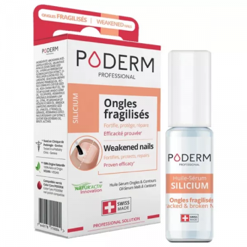 PODERM - Huile Sérum Silicium ongles fragilisés 8ml