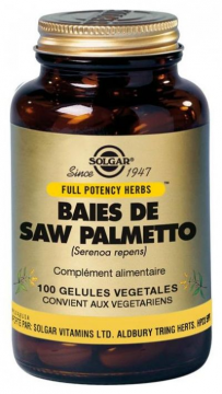 SOLGAR - Baies de Saw Palmetto - 100 gélules végétales