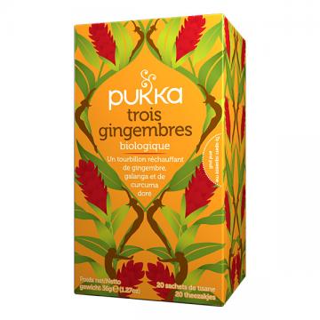 PUKKA - INFUSION 3 gingembres 20 sachets