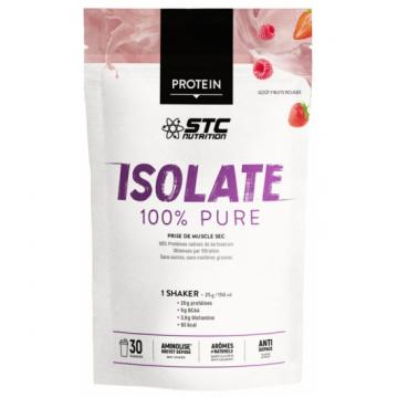 STC - PROTEIN  ISOLATE 100% PURE - Saveur fruits rouges 750g