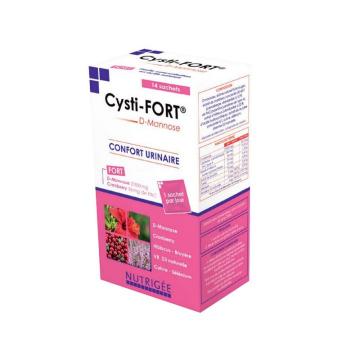 NUTRIGEE - Cysti-FORT D-Mannose - Confort urinaire 14 sachets