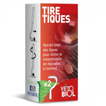 VETOBIOL - Tire-Tiques boîte de 2