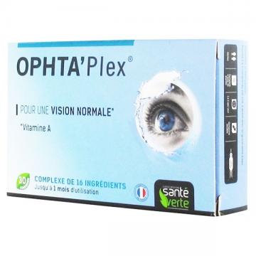 SANTÉ VERTE - OPHTA'Plex - Pour une vision normale 30 comprimés